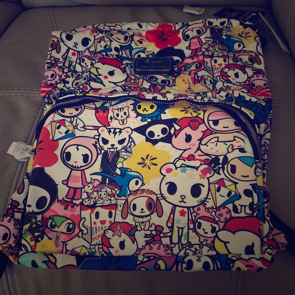 NWT Tokidoki Exclusive Large Drawstring Backpack